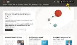 Sign in to the Oracle Cloud (and create an account)