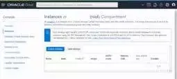 on the Instances page click the Create Instance button