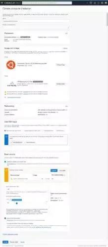 if everything on the Create compute instance screen looks right click the Create button