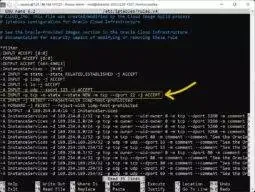Nano will load with /etc/iptables/rules.v4 open, look for the following line: -A INPUT -p tcp -m state --state NEW -m tcp --dport 22 -j ACCEPT, this line opens port 22 (SSH) for access