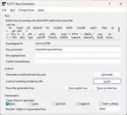 you should back on the PuTTY Key Generator main window. Click the Save private key button