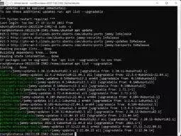 type apt list --upgradable to see the list of items to be updated, which is generally considered a good idea