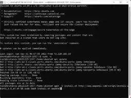if you're not already connected to your Oracle Cloud instance please do so then type sudo -s to switch to the root user. Then copy and paste wget -O install.sh http://www.aapanel.com/script/install-ubuntu_6.0_en.sh && sudo bash install.sh aapanel into the SSH terminal and hit enter